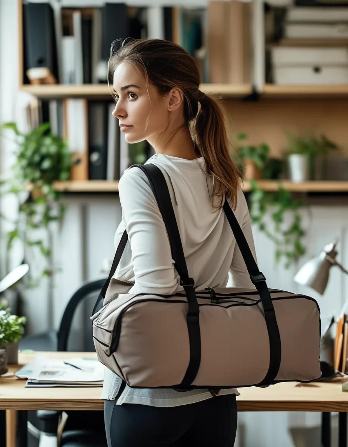 How to Pack a Gym Bag That Fits Under Your Desk